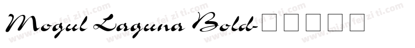 Mogul Laguna Bold字体转换